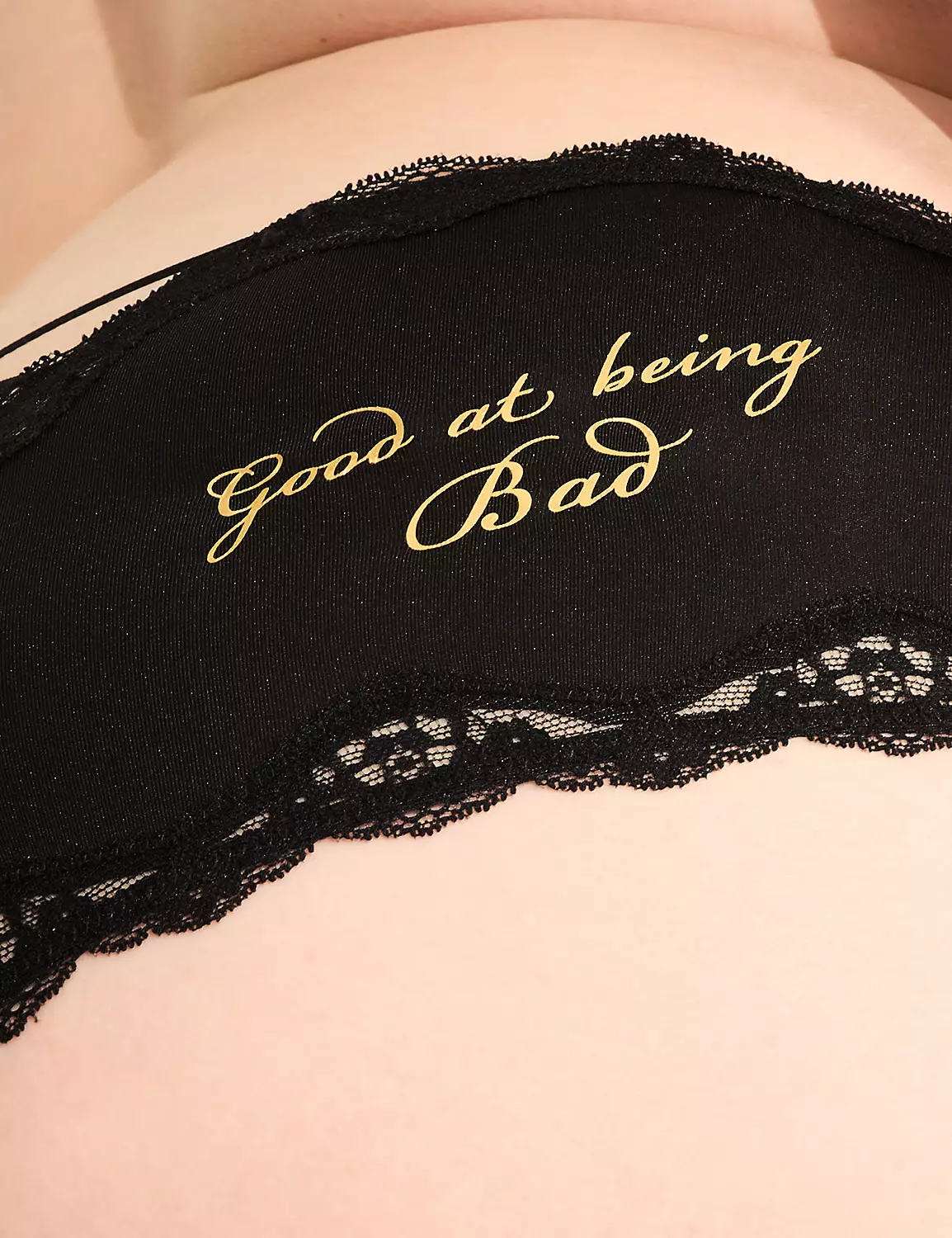 Strappy-Back Cheeky Panty Good At Being Bad Graphic Tap Shoe 5 Strappy-Back Cheeky Panty Good At Being Bad Graphic Tap Shoe - Image 3