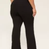 Ponte Pull-On Boot Pant Black 1 Ponte Pull-On Boot Pant Black -Lanebryant Shop 351842 0000113708 Back