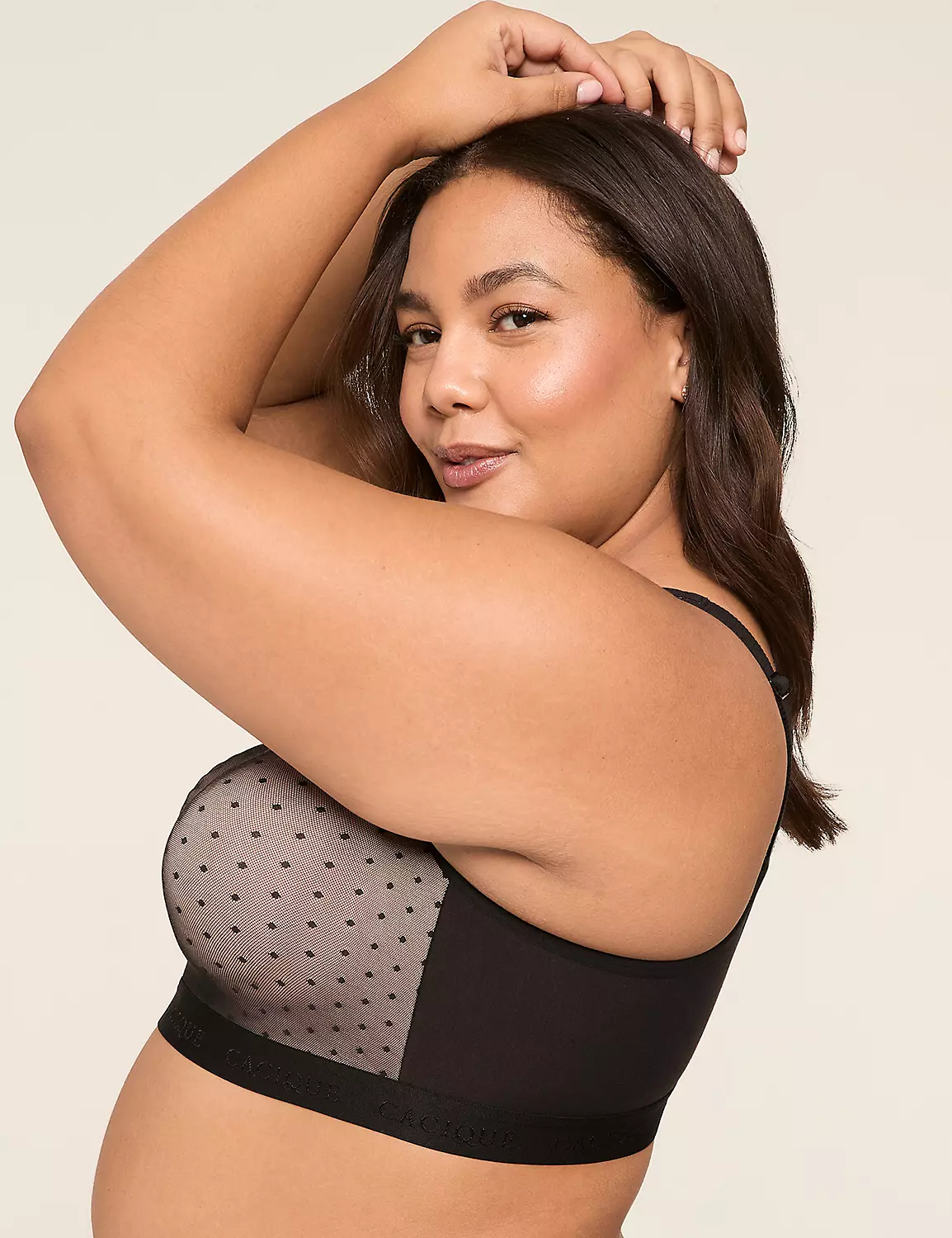 Cotton Unlined No-Wire Bra Black 4 Cotton Unlined No-Wire Bra Black - Image 2