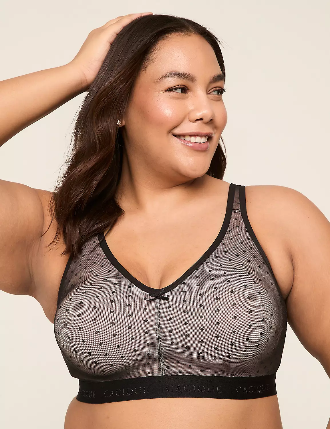 Cotton Unlined No-Wire Bra Black 5 Cotton Unlined No-Wire Bra Black - Image 3