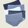 Cotton Full Brief Panty - 5-Pack Stonewash Pack 2 Cotton Full Brief Panty - 5-Pack Stonewash Pack -Lanebryant Shop 360922 0000115476
