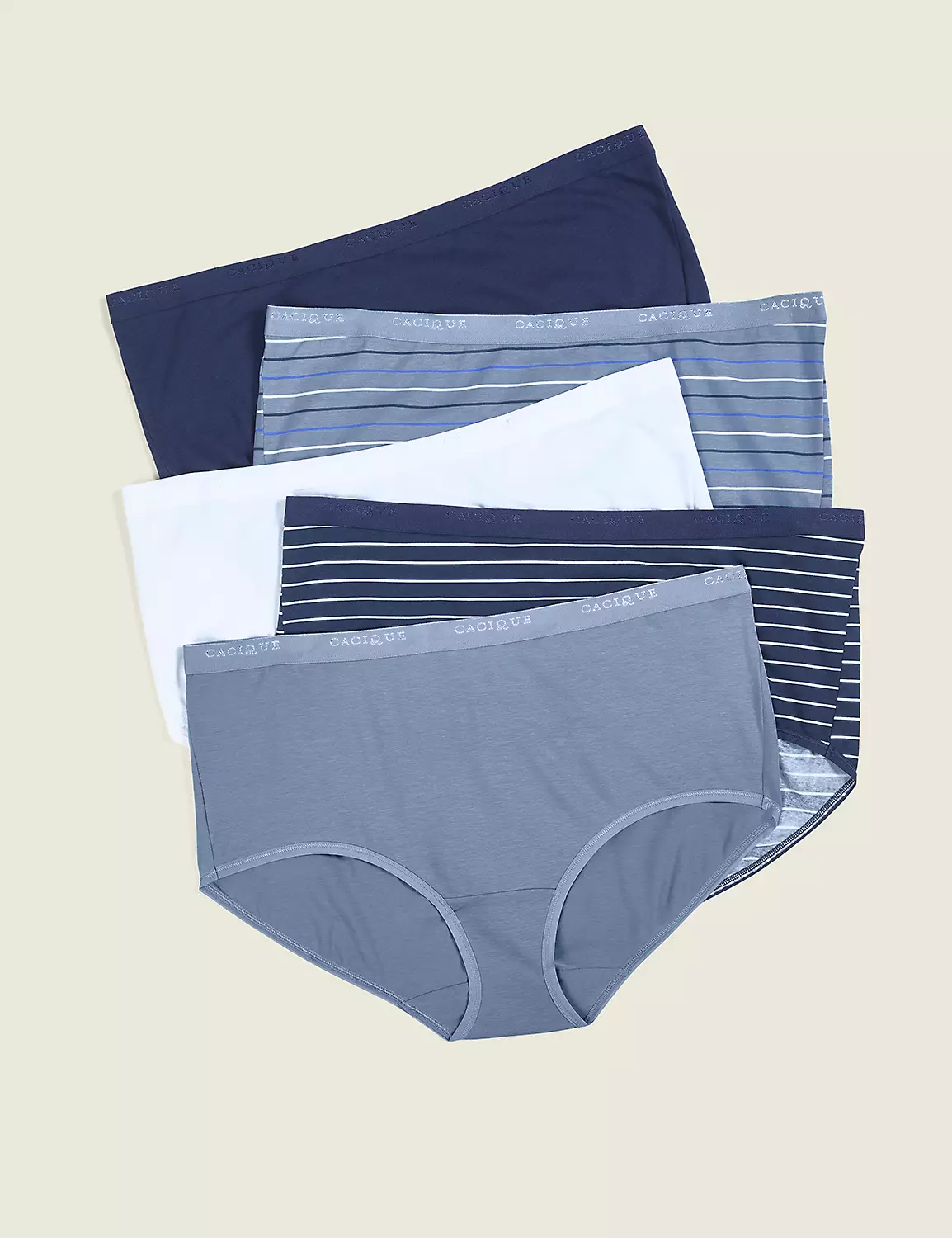 Cotton Full Brief Panty - 5-Pack Stonewash Pack 3 Cotton Full Brief Panty - 5-Pack Stonewash Pack