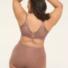 Invisible Lace Backsmoother Lightly Lined Full Coverage Bra Deep Taupe 1 Invisible Lace Backsmoother Lightly Lined Full Coverage Bra Deep Taupe -Lanebryant Shop 363640 0000009488 Back