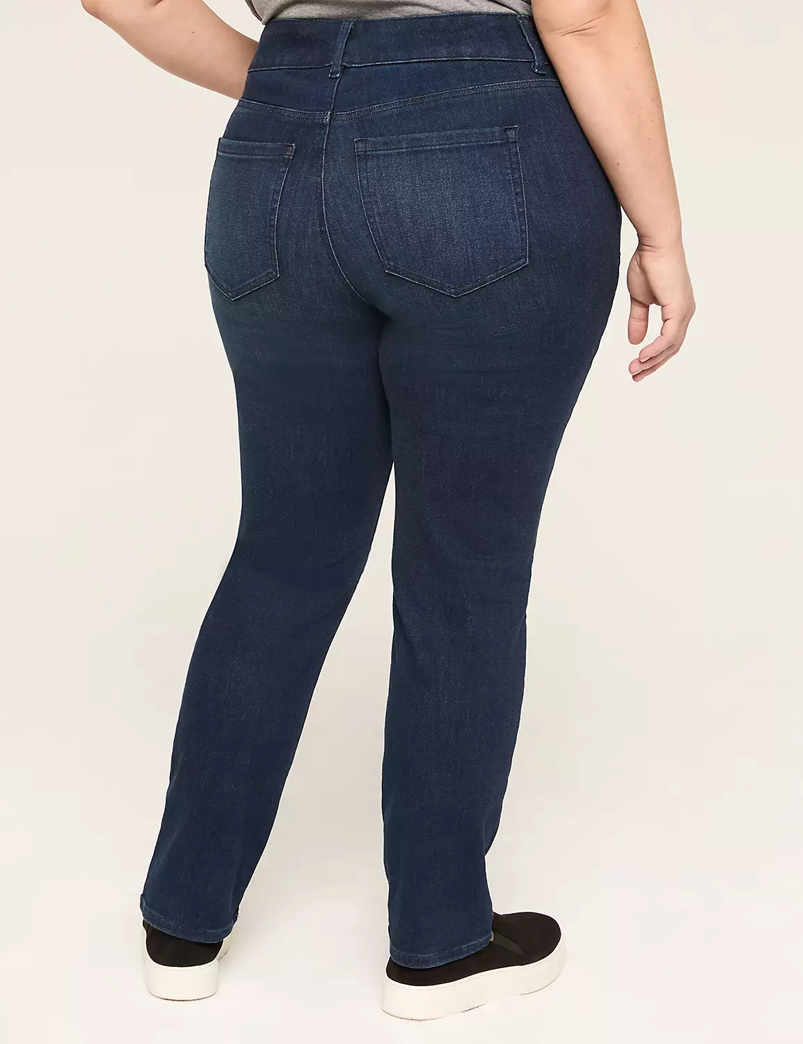 Tighter Tummy Fit High-Rise Straight Jean Dark Denim 3 Tighter Tummy Fit High-Rise Straight Jean Dark Denim