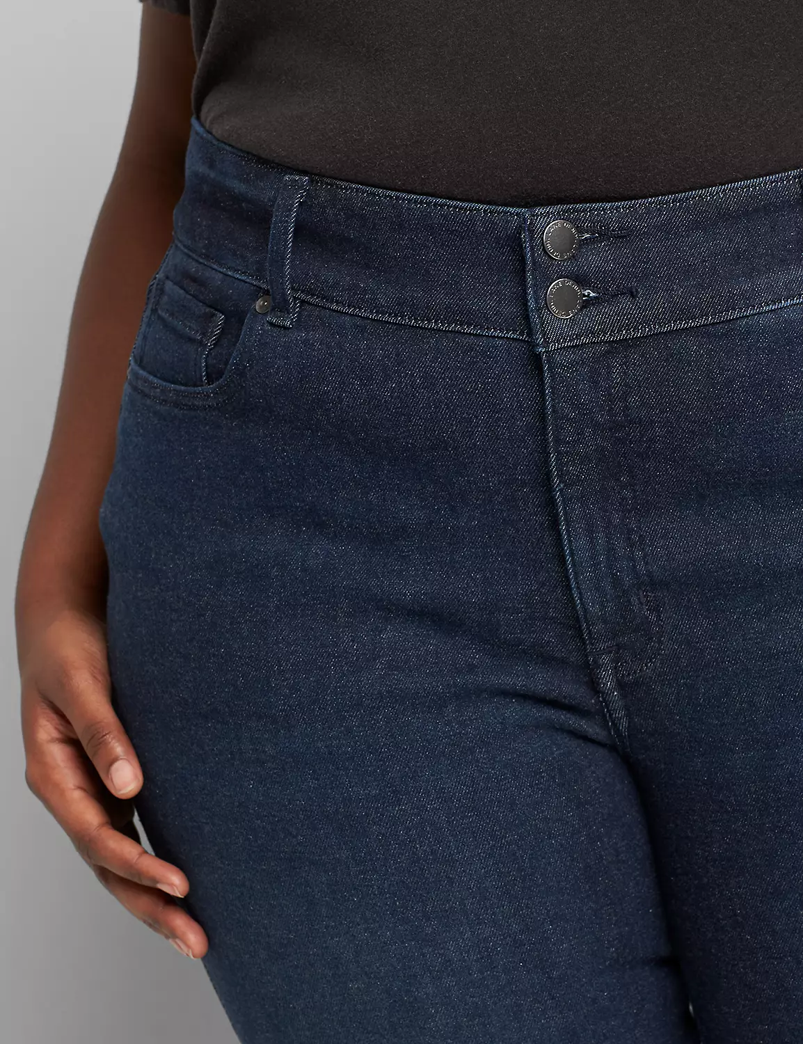 Tighter Tummy Fit High-Rise Straight Jean Dark Denim 4 Tighter Tummy Fit High-Rise Straight Jean Dark Denim - Image 2