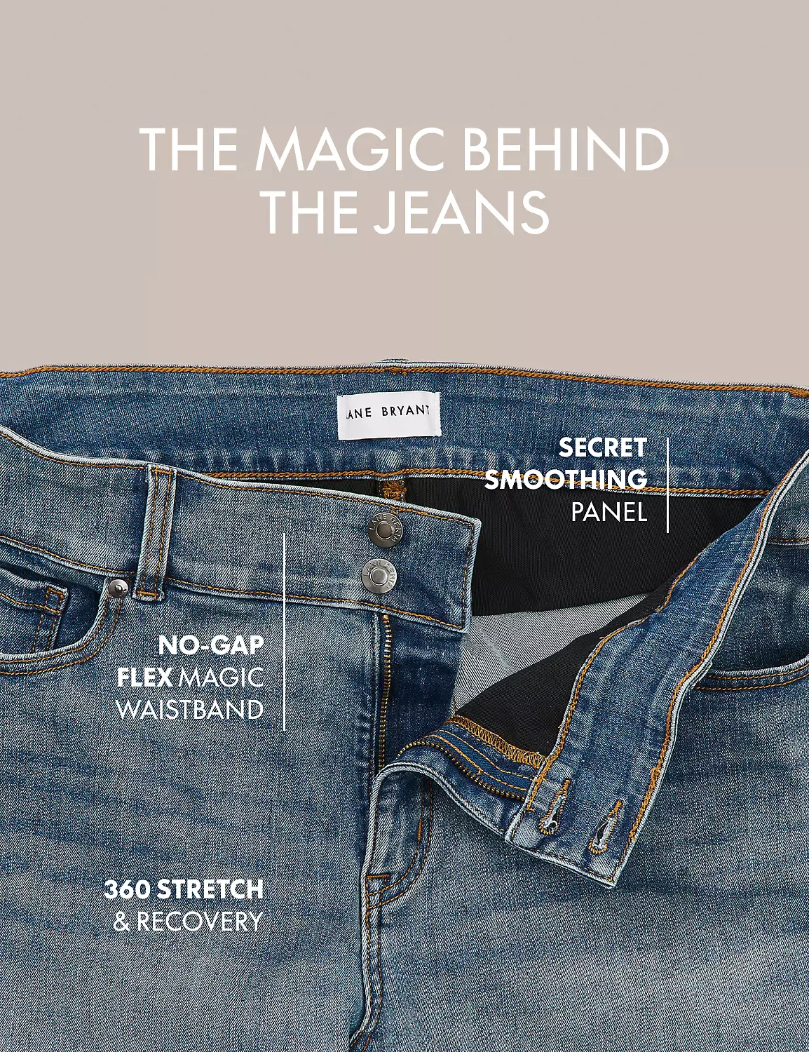 Tighter Tummy Fit High-Rise Straight Jean Dark Denim 6 Tighter Tummy Fit High-Rise Straight Jean Dark Denim - Image 4