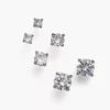 Graduated Stud Earrings 3-Pack Silver 2 Graduated Stud Earrings 3-Pack Silver -Lanebryant Shop 373786 0000005252