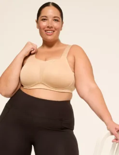 LIVI Wireless Medium-Impact Wicking Sports Bra Cafe Mocha 9 LIVI Wireless Medium-Impact Wicking Sports Bra Cafe Mocha -Lanebryant Shop 376884 0000002480