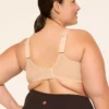 LIVI Wireless Medium-Impact Wicking Sports Bra Cafe Mocha 1 LIVI Wireless Medium-Impact Wicking Sports Bra Cafe Mocha -Lanebryant Shop 376884 0000002480 Back