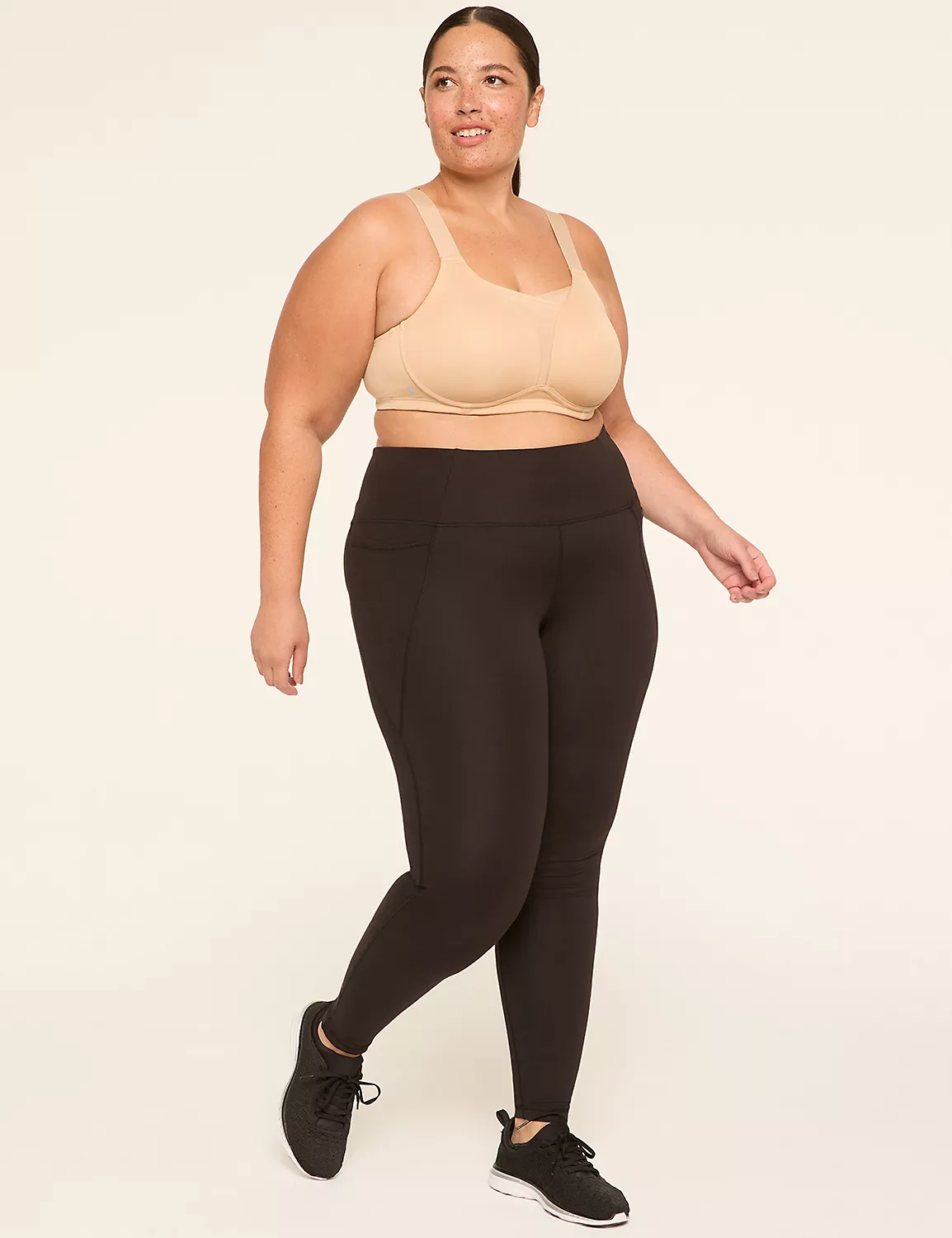 LIVI Wireless Medium-Impact Wicking Sports Bra Cafe Mocha 4 LIVI Wireless Medium-Impact Wicking Sports Bra Cafe Mocha - Image 2