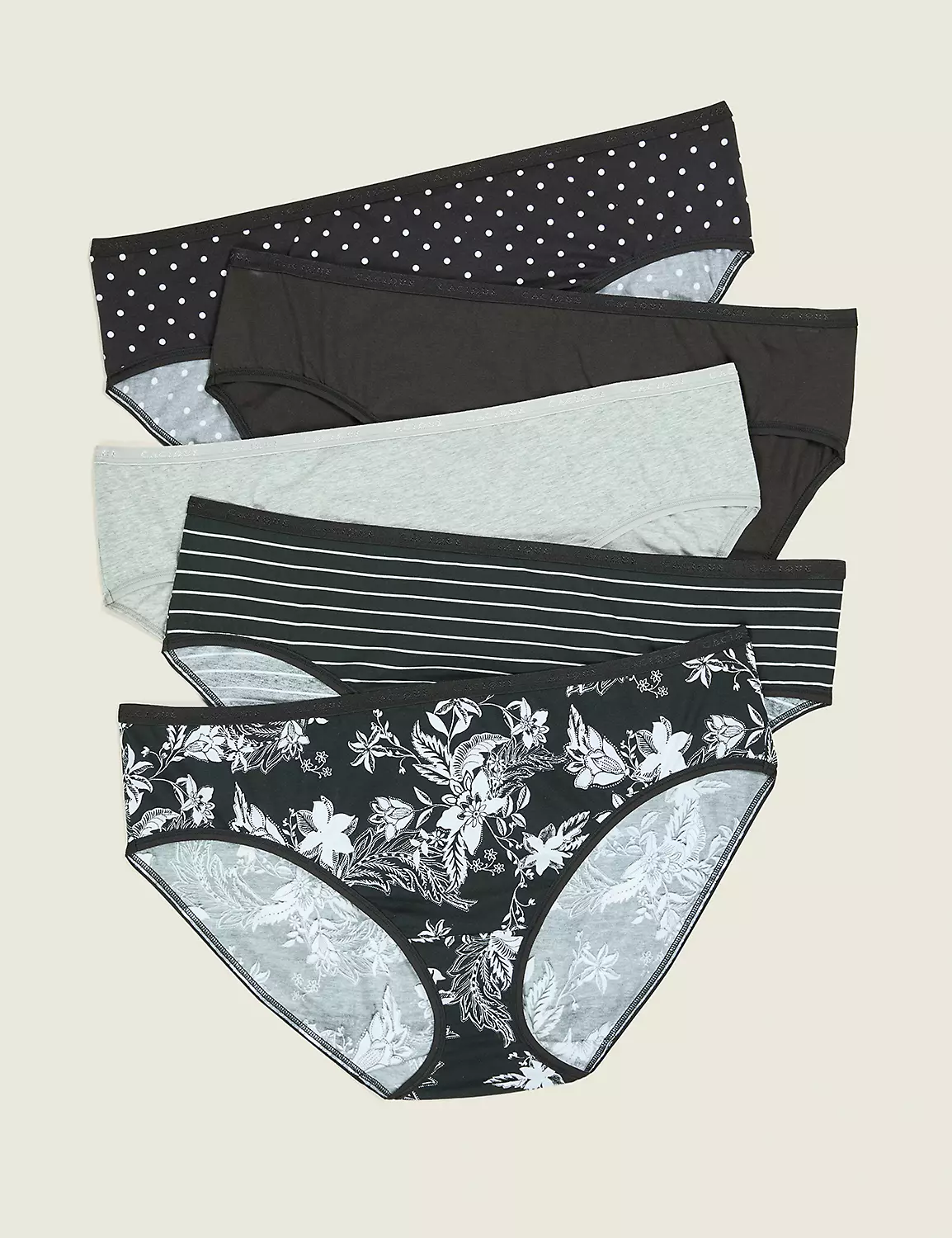 Cotton Hipster Panty - 5-Pack Bohemian Floral Pack 3 Cotton Hipster Panty - 5-Pack Bohemian Floral Pack