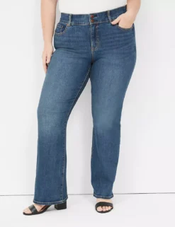 Tighter Tummy Fit High-Rise Boot Jean Medium Denim 7 Tighter Tummy Fit High-Rise Boot Jean Medium Denim -Lanebryant Shop 378116 0000012013