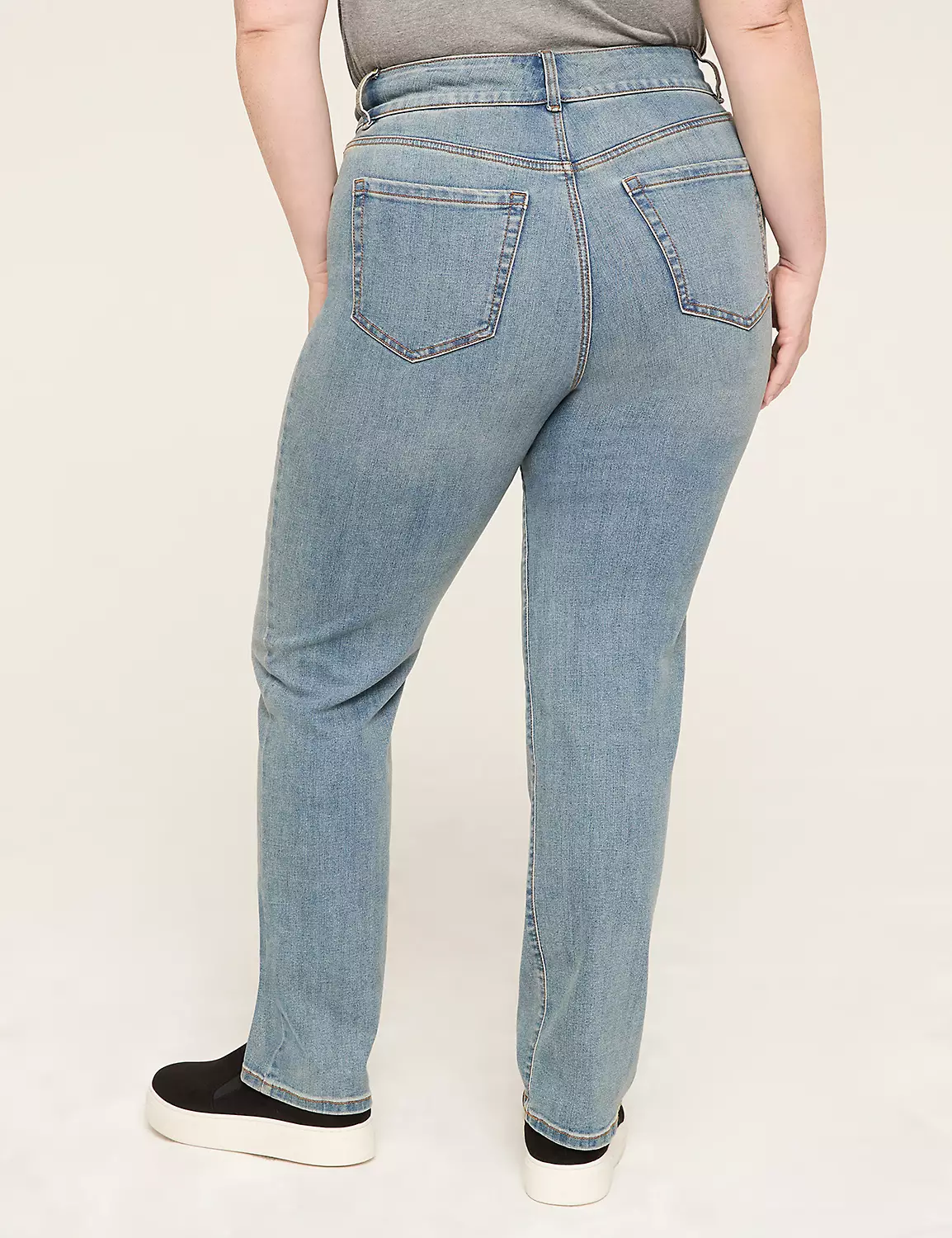 Tighter Tummy Fit High-Rise Straight Jean Medium Denim 3 Tighter Tummy Fit High-Rise Straight Jean Medium Denim