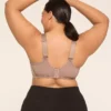 LIVI High-Impact Wicking Underwire Sports Bra Deep Taupe 2 LIVI High-Impact Wicking Underwire Sports Bra Deep Taupe -Lanebryant Shop 378545 0000009488 Back