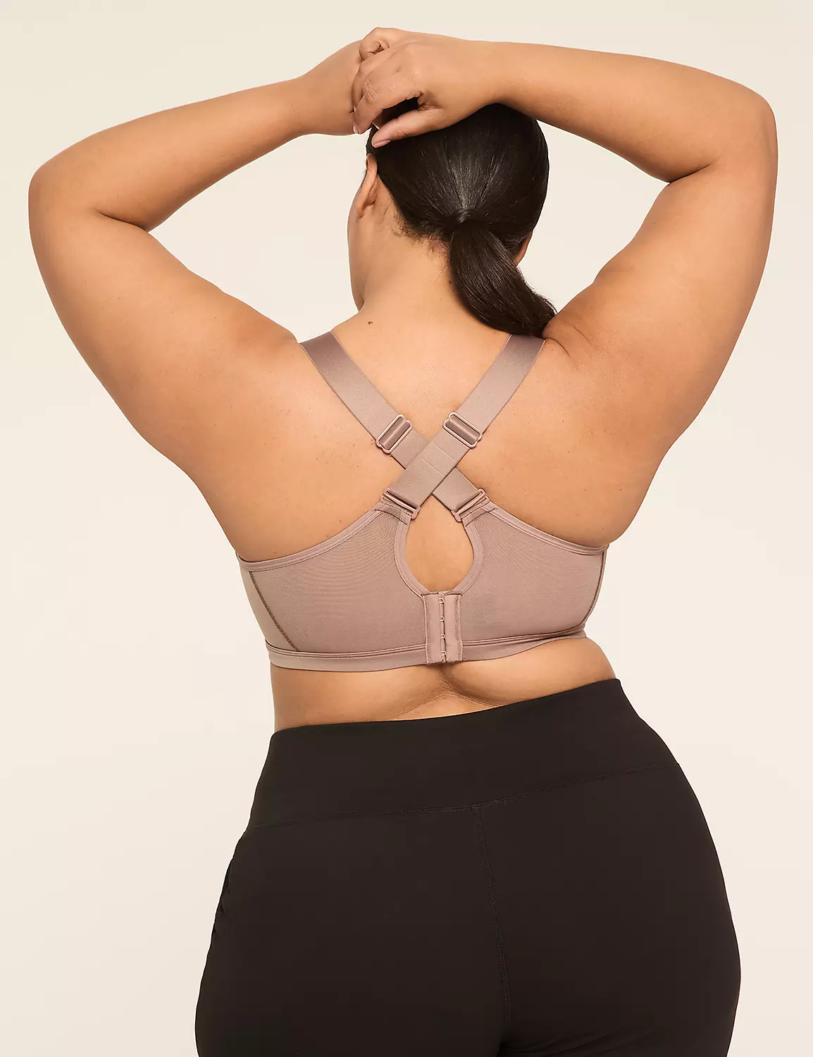 LIVI High-Impact Wicking Underwire Sports Bra Deep Taupe 5 LIVI High-Impact Wicking Underwire Sports Bra Deep Taupe - Image 3