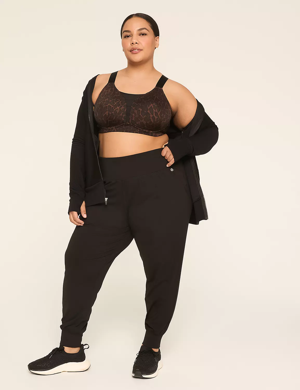 LIVI Wireless Medium-Impact Wicking Sports Bra Leopard 4 LIVI Wireless Medium-Impact Wicking Sports Bra Leopard - Image 2