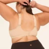 LIVI Max Support Wicking Underwire Sports Bra Cafe Mocha 2 LIVI Max Support Wicking Underwire Sports Bra Cafe Mocha -Lanebryant Shop 398067 0000002480 Back