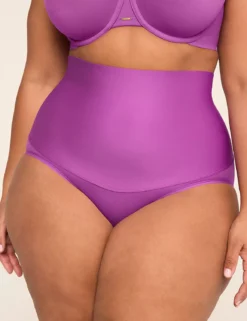 Level 2 Totally Smooth High-Waist Brief Panty Hyacinth Violet 5 Level 2 Totally Smooth High-Waist Brief Panty Hyacinth Violet -Lanebryant Shop 400730 0000007846