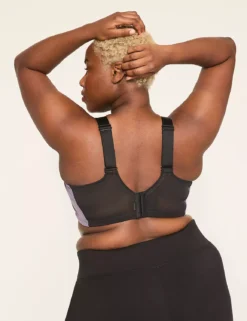 LIVI Wireless Medium-Impact Wicking Sports Bra Purple