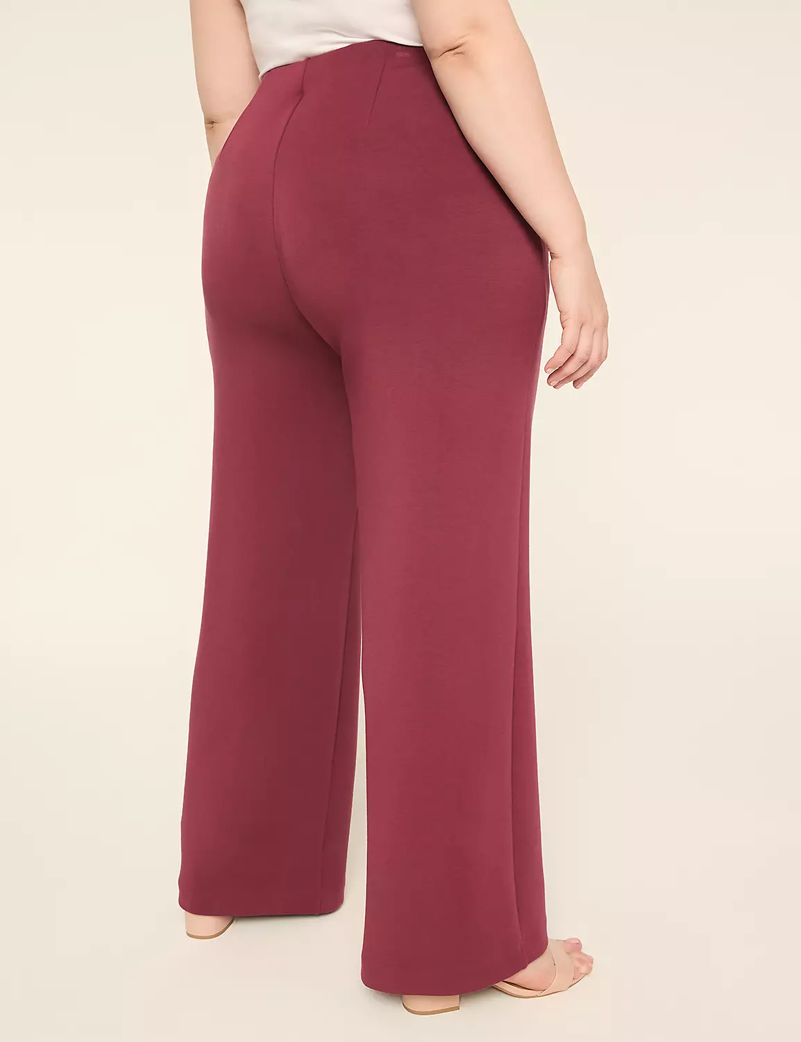 Journey High-Rise Wide Leg Pant Burgundy 3 Journey High-Rise Wide Leg Pant Burgundy