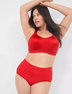 Comfort Bliss Lightly Lined No-Wire Scoop Neck Bra Red 9 Comfort Bliss Lightly Lined No-Wire Scoop Neck Bra Red -Lanebryant Shop 402242 0000006400