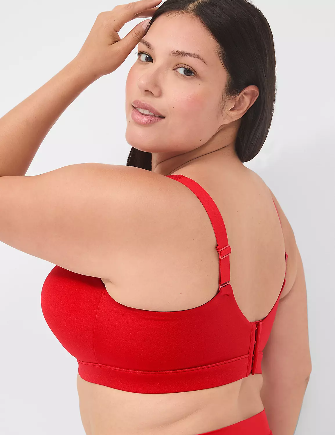 Comfort Bliss Lightly Lined No-Wire Scoop Neck Bra Red 4 Comfort Bliss Lightly Lined No-Wire Scoop Neck Bra Red - Image 2