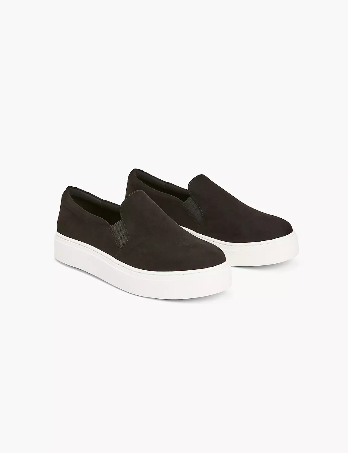 Dream Cloud Faux-Suede Slip-On Sneaker Black 4 Dream Cloud Faux-Suede Slip-On Sneaker Black - Image 2