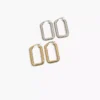 Oversized Rectangle Hoop Earrings 2-Pack Mixed Metal -Lanebryant Shop 404675 0000093479