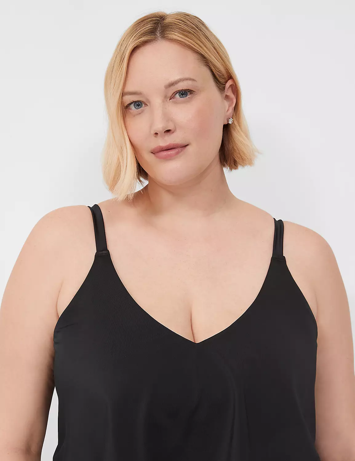 No-Wire Three-Tier Tankini Top Black 5 No-Wire Three-Tier Tankini Top Black - Image 3