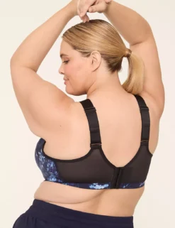 LIVI High-Impact Wicking Underwire Sports Bra Shibori Remix Small