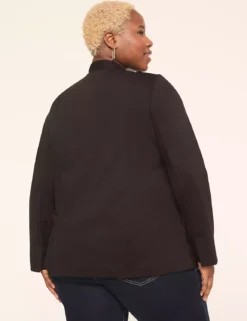 Ponte Twill Western Jacket Black