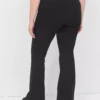 LIVI Smoothing Control Tech Signature Stretch Flare Legging Black 2 LIVI Smoothing Control Tech Signature Stretch Flare Legging Black -Lanebryant Shop 408514 0000113708 Back