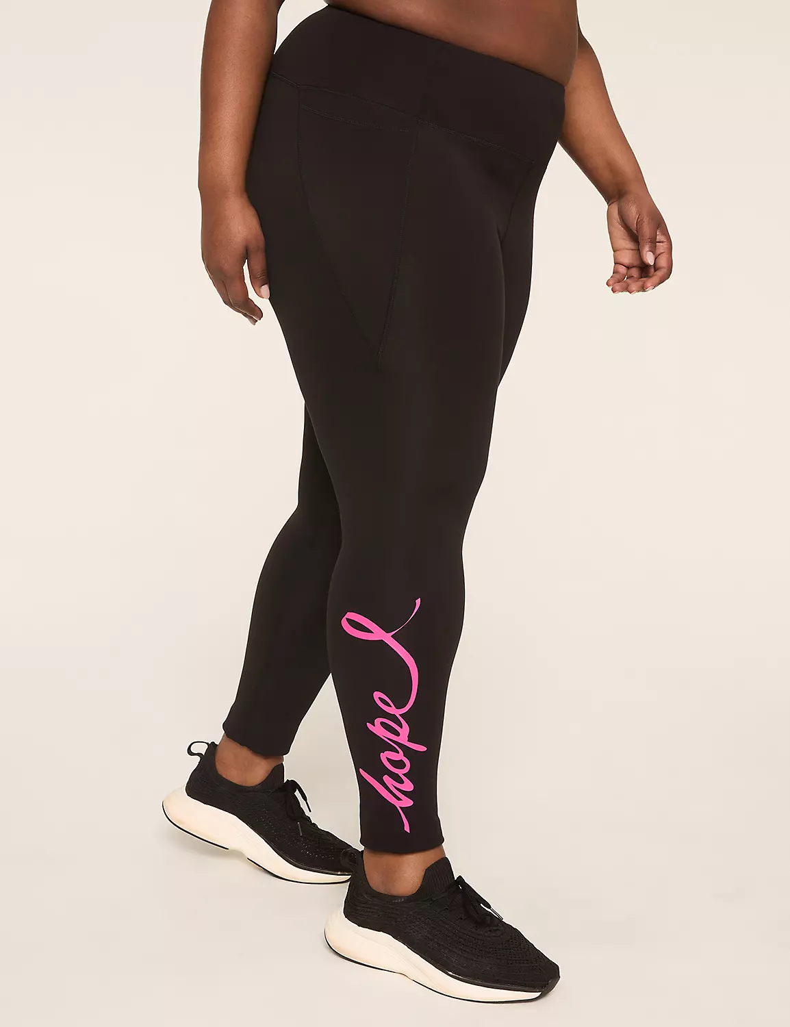 LIVI Soft BCRF High-Rise 7/8 Legging Hope Ribbon 5 LIVI Soft BCRF High-Rise 7/8 Legging Hope Ribbon - Image 4