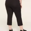 LIVI Soft Bootcut Capri Black 2 LIVI Soft Bootcut Capri Black -Lanebryant Shop 409233 0000113708 Back