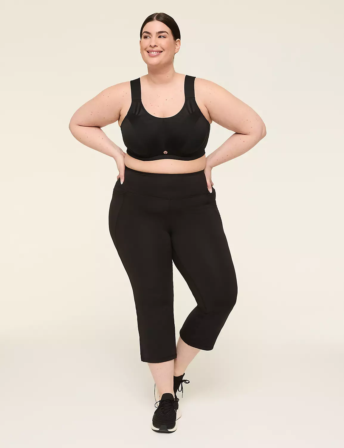 LIVI Soft Bootcut Capri Black 4 LIVI Soft Bootcut Capri Black - Image 2