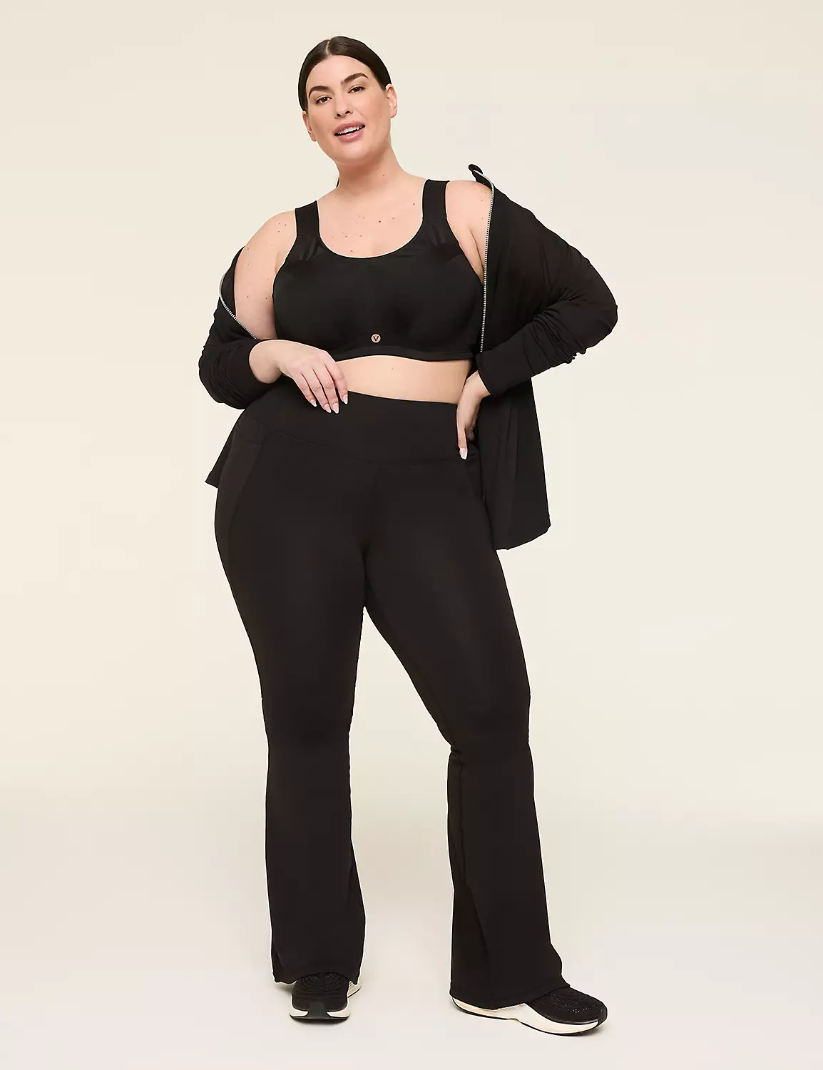 LIVI Soft Flare Legging Black 4 LIVI Soft Flare Legging Black - Image 2