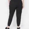 LIVI High-Rise Signature Stretch Slim Cargo Jogger Black 1 LIVI High-Rise Signature Stretch Slim Cargo Jogger Black -Lanebryant Shop 409267 0000081590 Back