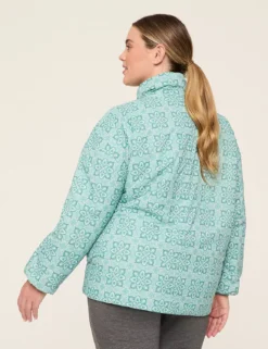 LIVI Full-Zip Reversible Puffer Jacket Seaside Mosaic