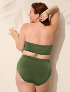 Strappy Underwire Balconette Bikini Top Four Leaf Clover