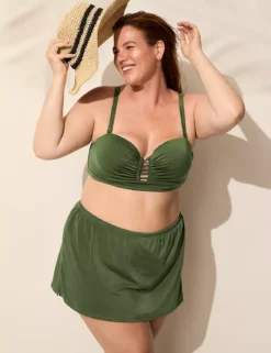 Strappy Underwire Balconette Bikini Top Four Leaf Clover -Lanebryant Shop 410631 0000009603 alt3