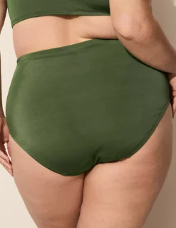 Strappy-Side Swim Brief PANTONE Four Leaf Cl