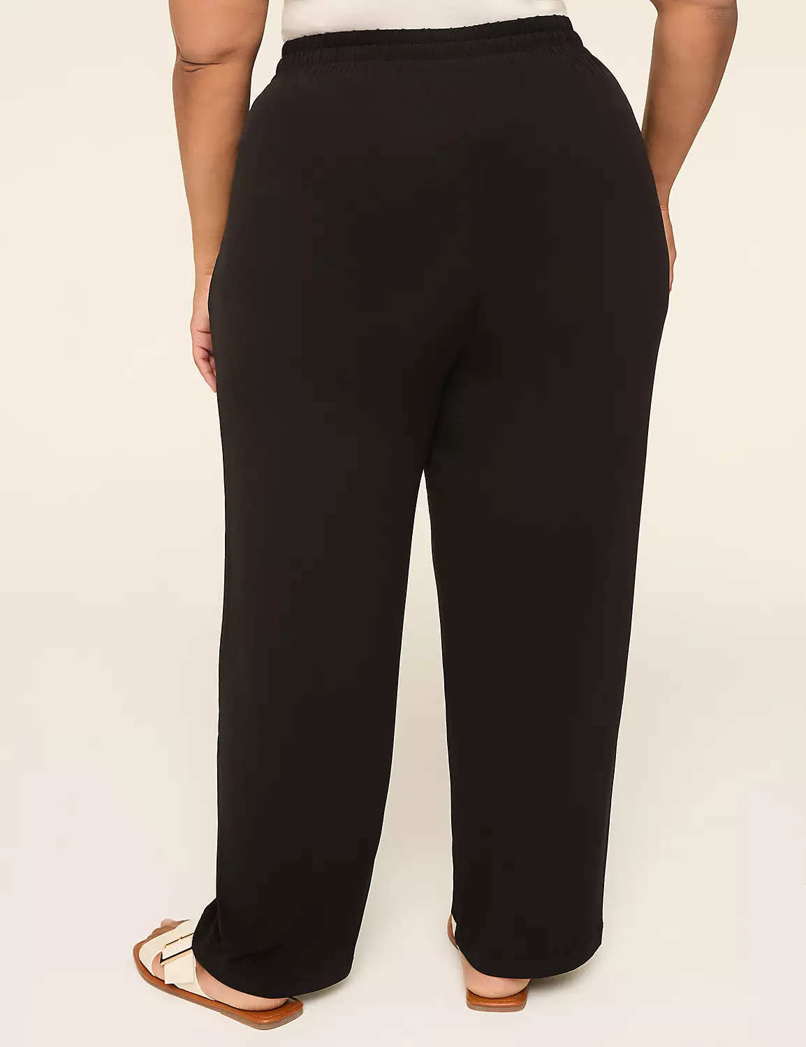 Matte Jersey Pull-On Ankle Pant Black 3 Matte Jersey Pull-On Ankle Pant Black