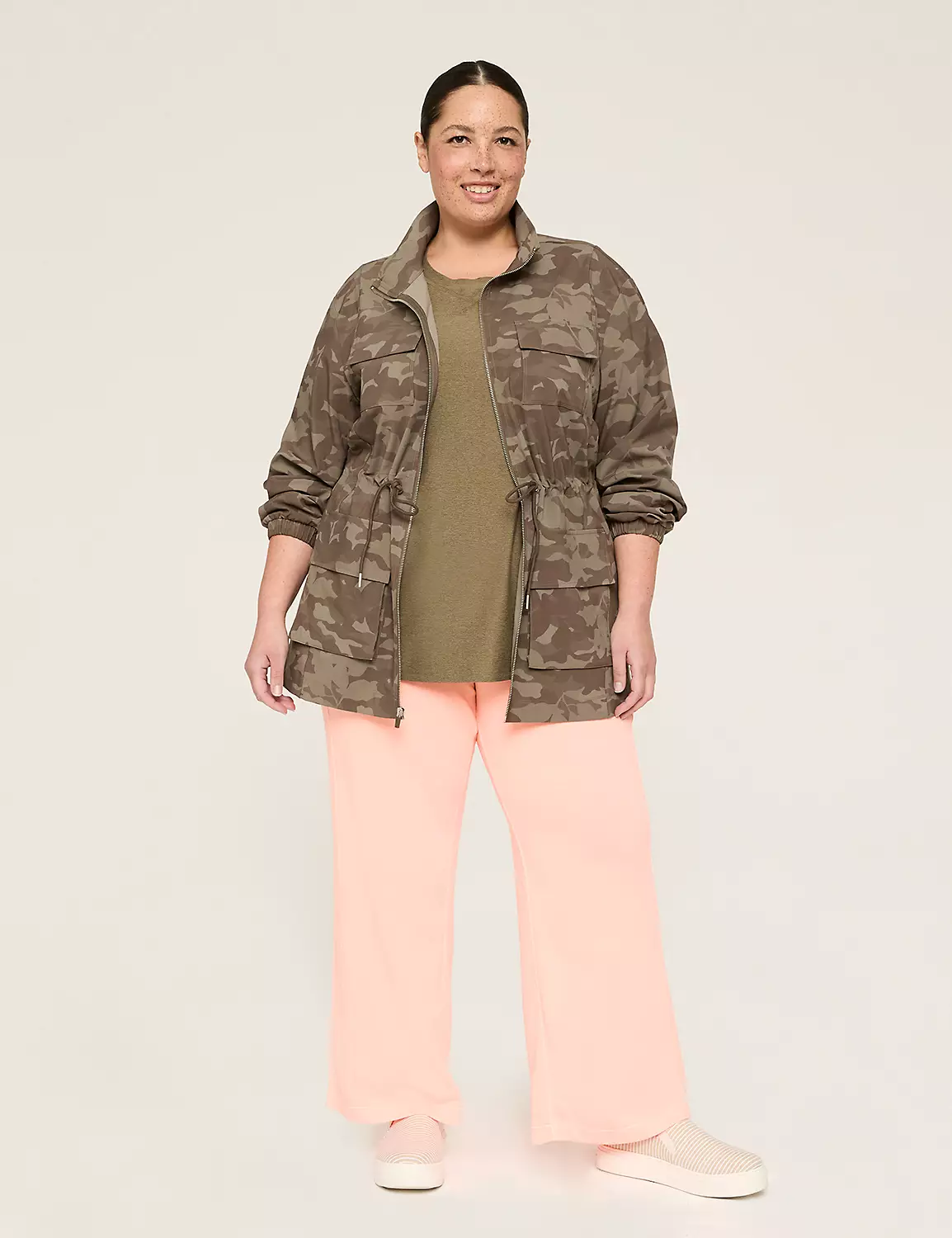 LIVI Woven Cargo Jacket Brown Camo 4 LIVI Woven Cargo Jacket Brown Camo - Image 2