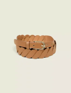 Twisted Waist Belt Cognac