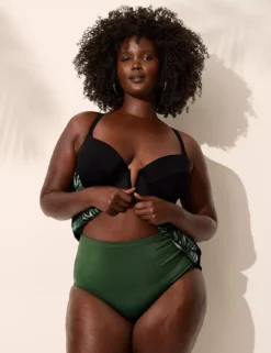 Underwire Balconette Tankini Top Sunset Palm Placement 13 Underwire Balconette Tankini Top Sunset Palm Placement -Lanebryant Shop 411007 0000114501 alt4