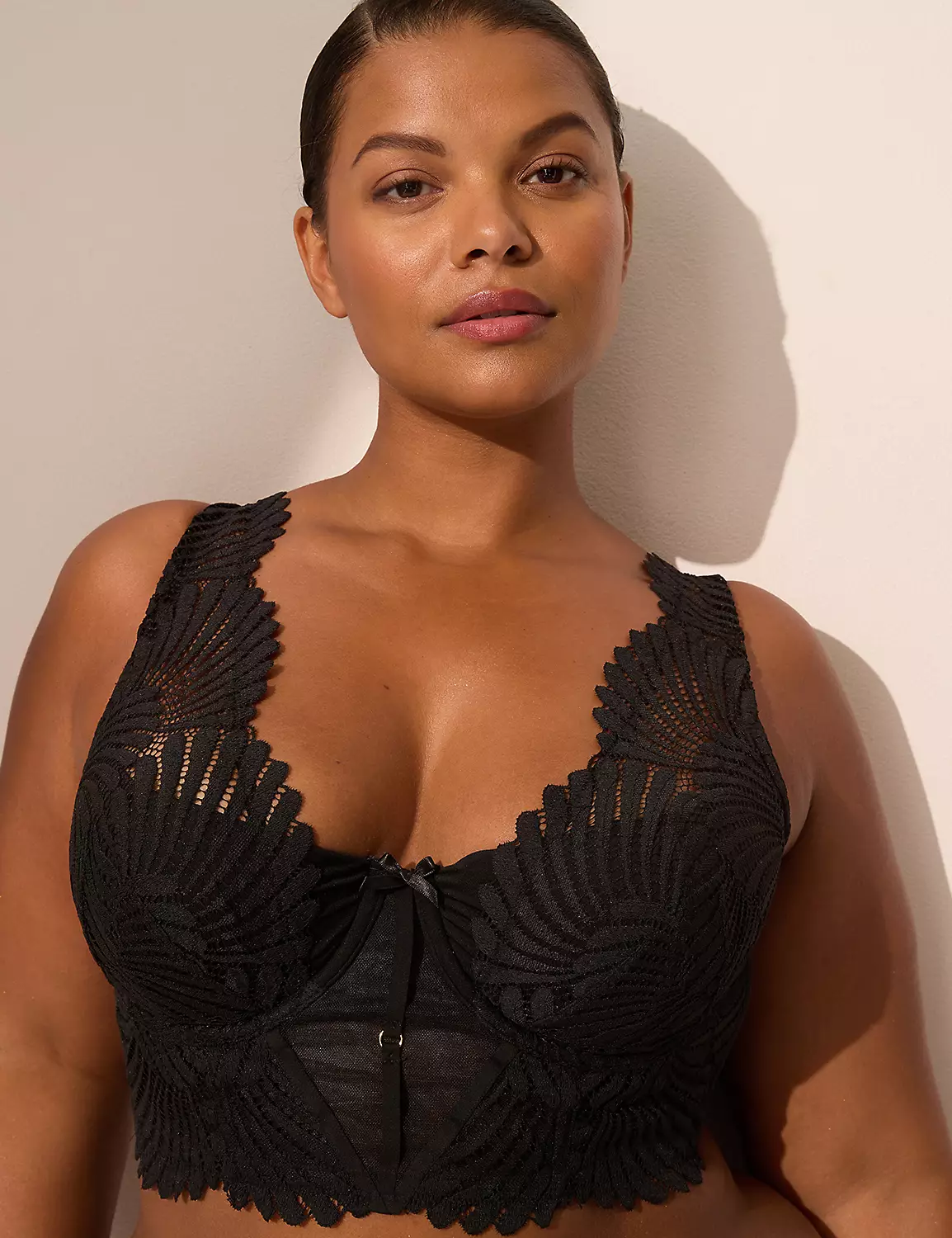 French Balconette Longline Bra Black 3 French Balconette Longline Bra Black