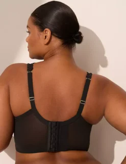 French Balconette Longline Bra Black 7 French Balconette Longline Bra Black -Lanebryant Shop 411216 0000006395 alt2