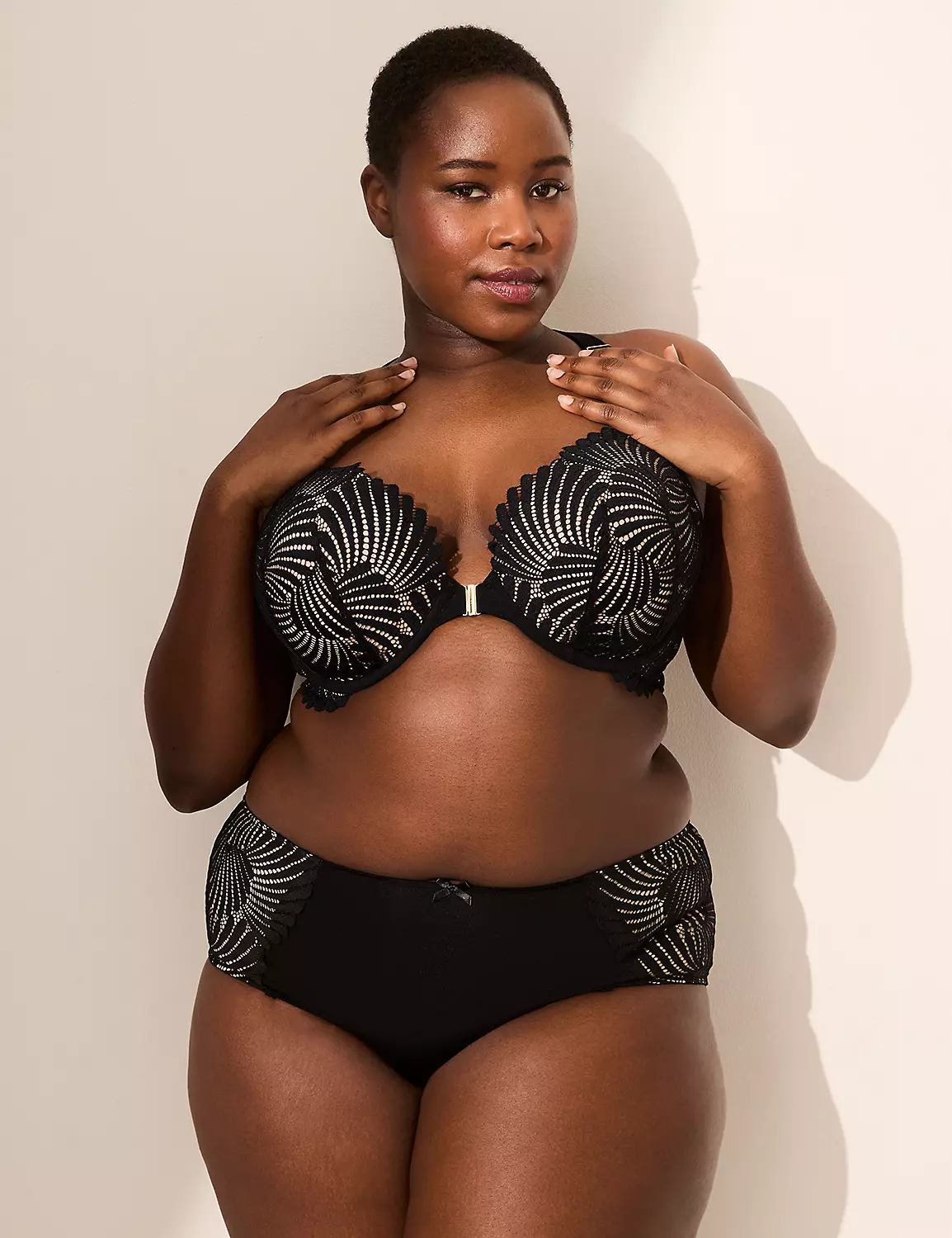 Cheeky Brief Garter Panty Black 4 Cheeky Brief Garter Panty Black - Image 2