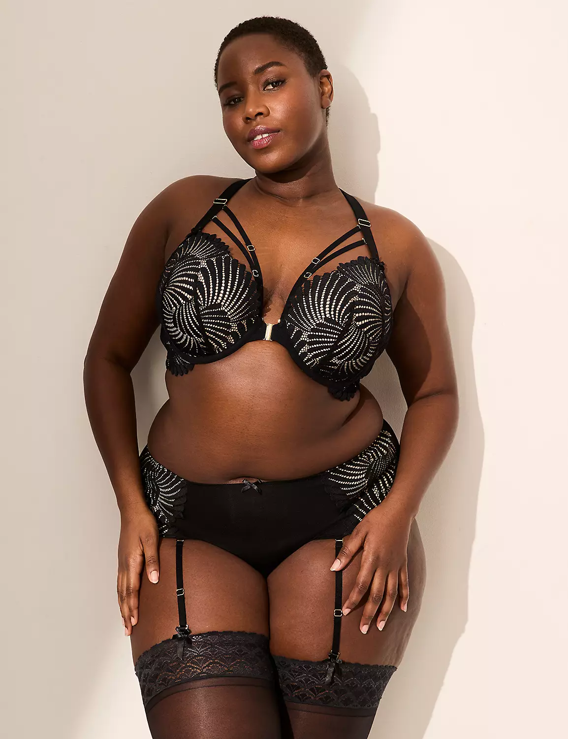 Cheeky Brief Garter Panty Black 5 Cheeky Brief Garter Panty Black - Image 3