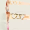 Coral Ombre Heart-Detail Sunglasses Coral 1 Coral Ombre Heart-Detail Sunglasses Coral -Lanebryant Shop 411322 0000008261 alt1